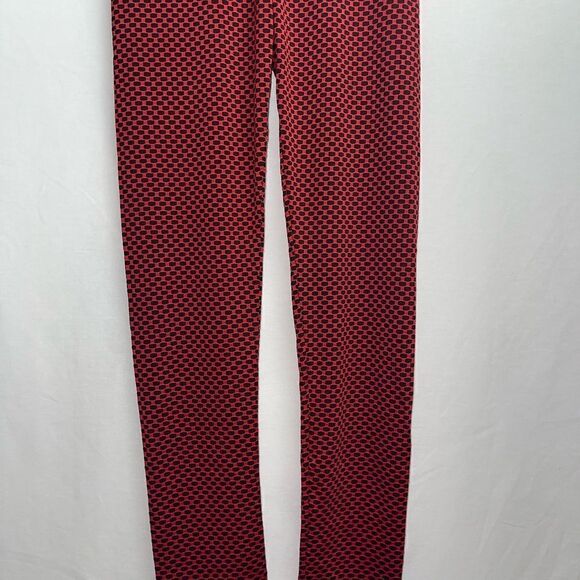 Red Black Active Leggings Set - Picture 11 of 16
